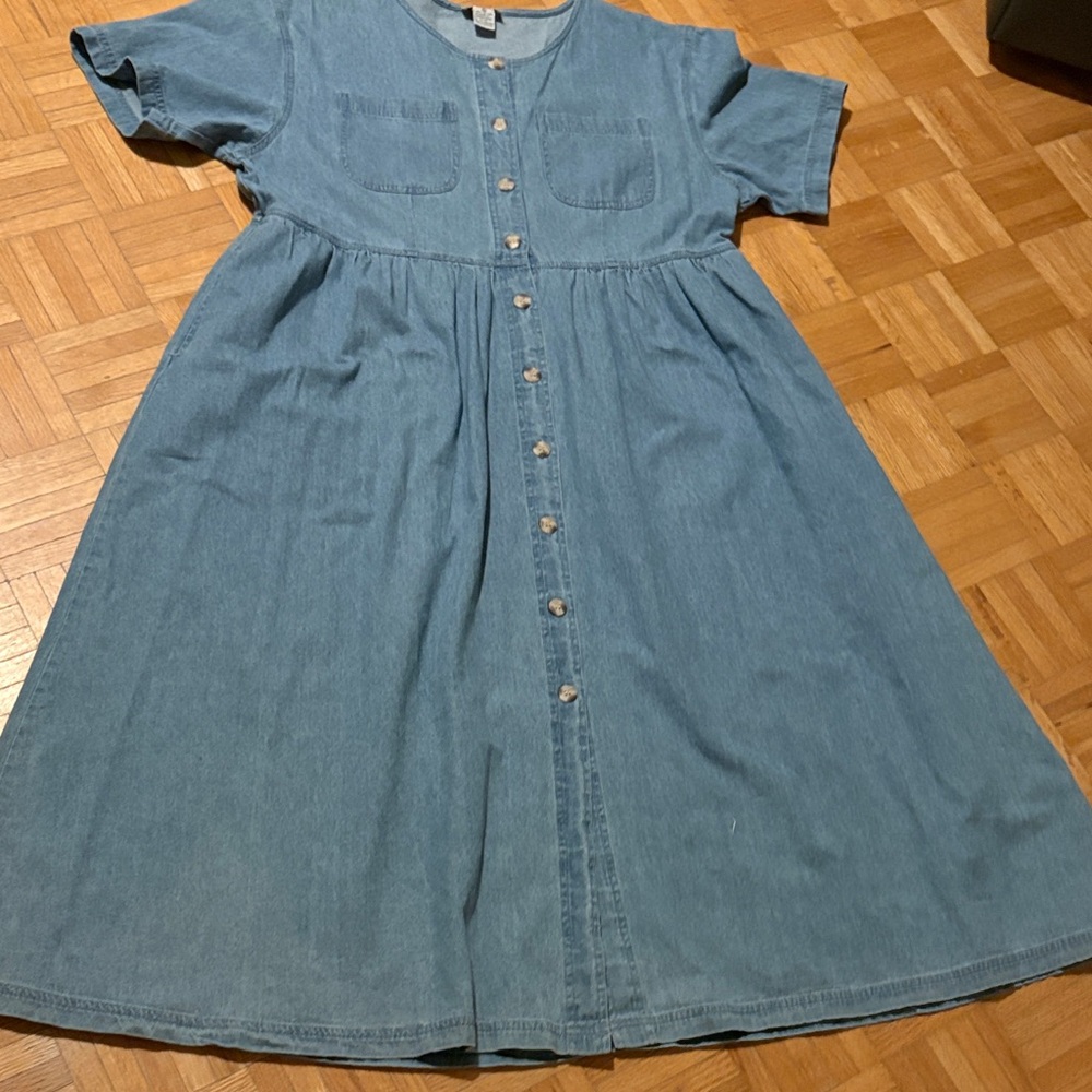 Fads Blue Denim  Dress